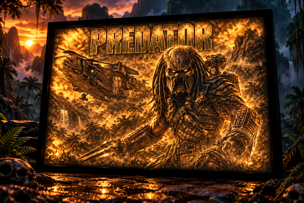Predator LED-Leuchtbild – Die Jagd beginnt!