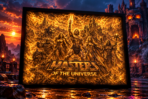 Masters of the Universe LED-Leuchtbild – Die Macht von Grayskull! 2